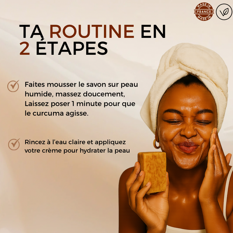 Savon Éclat Naturel - Anti-Taches & Teint Unifié