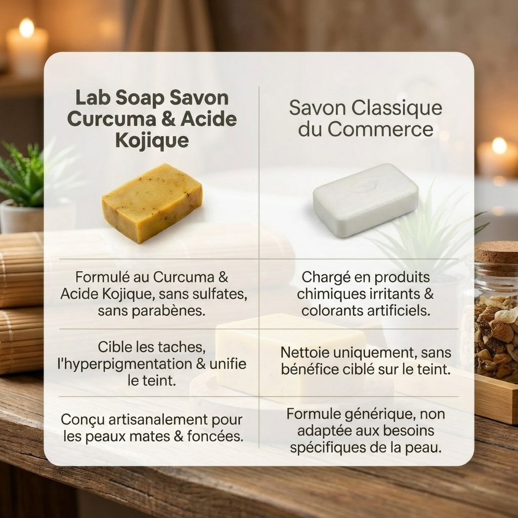 Savon Éclat au Curcuma — Teint Unifié & Peau Lumineuse